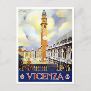 Carte Postale Voyage vintage Vicenza Italie