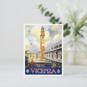Carte Postale Voyage vintage Vicenza Italie (Debout devant)