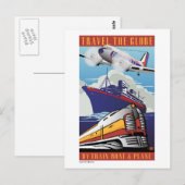 Carte Postale VOYAGE-Voyage dans le monde (Devant / Derrière)