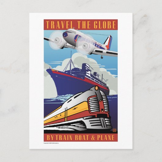 Carte Postale VOYAGE-Voyage dans le monde (Devant)