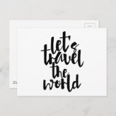 Carte Postale Voyageons dans le monde Citer (Devant / Derrière)