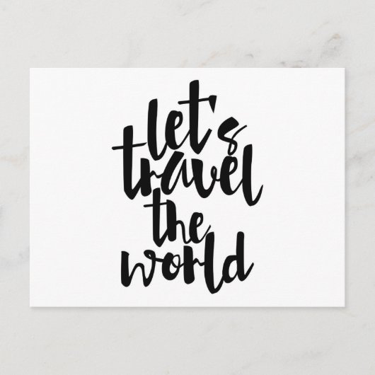 Carte Postale Voyageons dans le monde Citer (Devant)