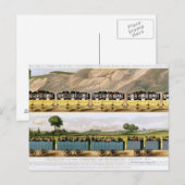 Carte Postale Voyager sur la Liverpool et Manchester 2 (Devant / Derrière)