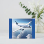 Carte Postale Voyages aériens (Debout devant)