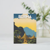 Carte Postale Voyages au Myanmar (Debout devant)