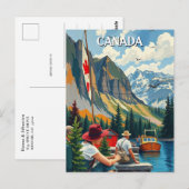 Carte Postale Voyages Canada (Devant / Derrière)