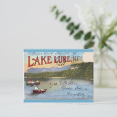 Carte postale Voyages Cecil Lac Lure (Debout devant)