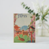 Carte Postale Voyages vintages au Japon (Debout devant)