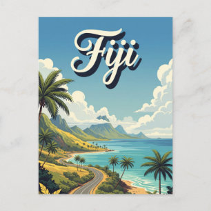 Carte Postale Voyages vintages aux Fidji