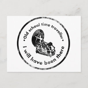 Carte Postale Voyageur de l'ancienne école