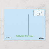 Carte Postale Voyageur du Colorado (Dos)