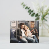 Carte Postale Voyageurs de métro (Debout devant)