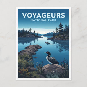 Carte Postale Voyageurs National Park International Falls Voyage