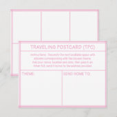 CARTE POSTALE VOYAGEUSE (CPV) (Devant / Derrière)