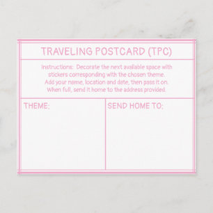 CARTE POSTALE VOYAGEUSE (CPV)