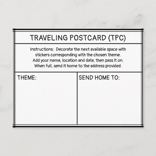 CARTE POSTALE VOYAGEUSE (CPV) (Devant)