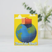 Carte Postale Voyagez à travers le Monde (Debout devant)