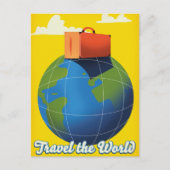 Carte Postale Voyagez à travers le Monde (Devant)