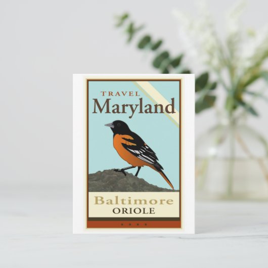 Carte Postale Voyagez dans le Maryland (Debout devant)