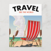 Carte Postale Voyagez, découvrez le monde (Devant)