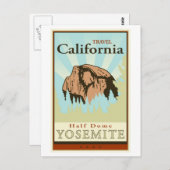 Carte Postale Voyagez en Californie (Devant / Derrière)