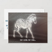 Carte Postale Voyagez et voyez le monde (Devant / Derrière)