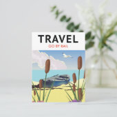 Carte Postale Voyagez par le rail (Debout devant)
