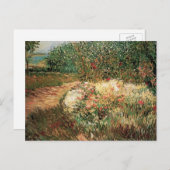 Carte Postale Voyer d'Argenson Park Asnières par Vincent van Gog (Devant / Derrière)