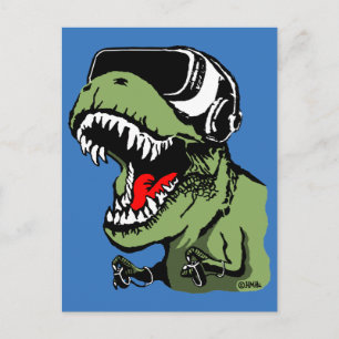 Carte Postale VR T-rex
