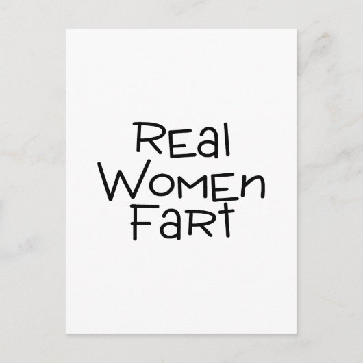 Carte Postale Vrai Femmes Fart (Devant)