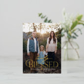 Carte postale Vraiment bienheureuse Editable Color (Debout devant)