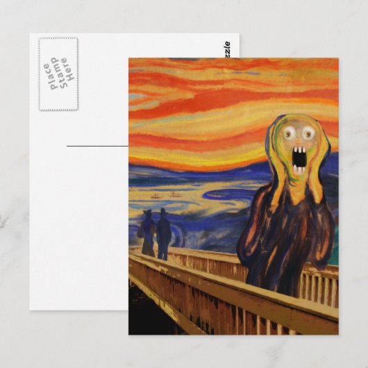 CARTE POSTALE VRAIMENT FOU ! (Devant / Derrière)