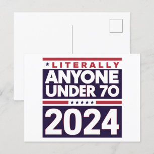 Carte Postale Vraiment N'importe Qui D'Autre 2024 Président Élec