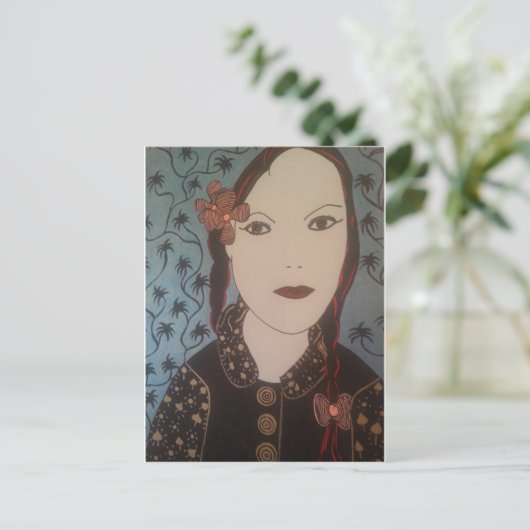 Carte Postale Vrouw (Debout devant)