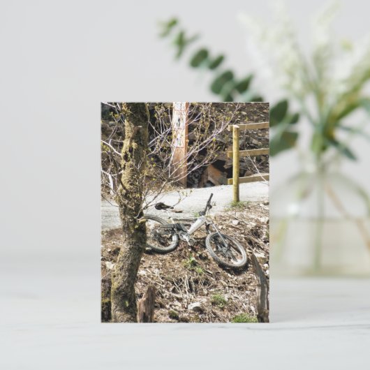 CARTE POSTALE VTT (Debout devant)