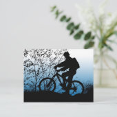 Carte postale VTT (Debout devant)