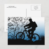 Carte postale VTT (Devant / Derrière)