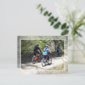 CARTE POSTALE VTT (Debout devant)