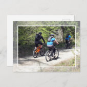 CARTE POSTALE VTT (Devant / Derrière)