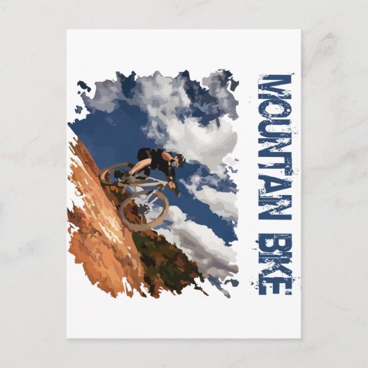 CARTE POSTALE VTT (Devant)