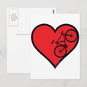 CARTE POSTALE VTT (Devant / Derrière)