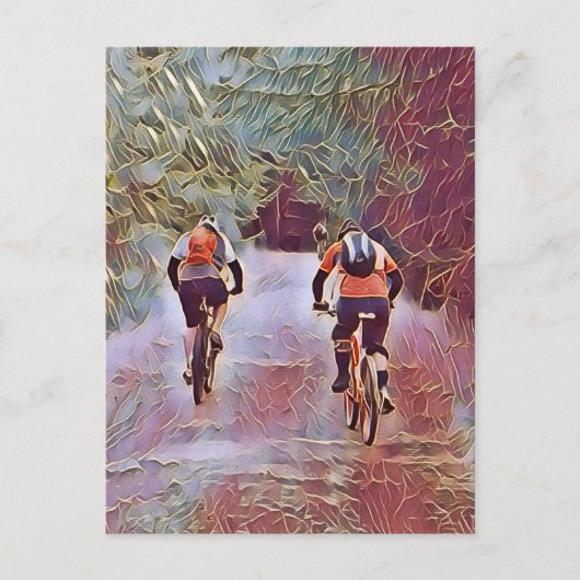 CARTE POSTALE VTT (Devant)