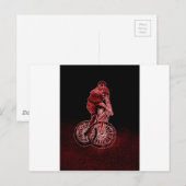CARTE POSTALE VTT (Devant / Derrière)
