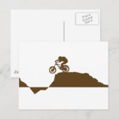 CARTE POSTALE VTT (Devant / Derrière)