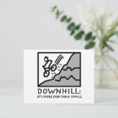 Carte Postale VTT Downhill Thrill (Debout devant)