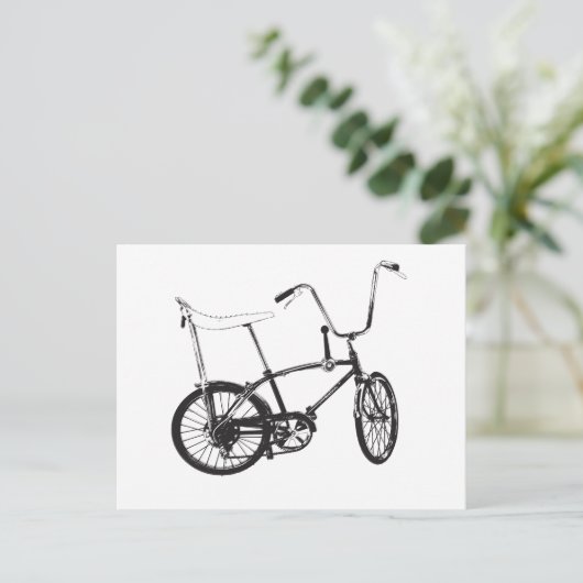 Carte Postale VTT old School original (Debout devant)