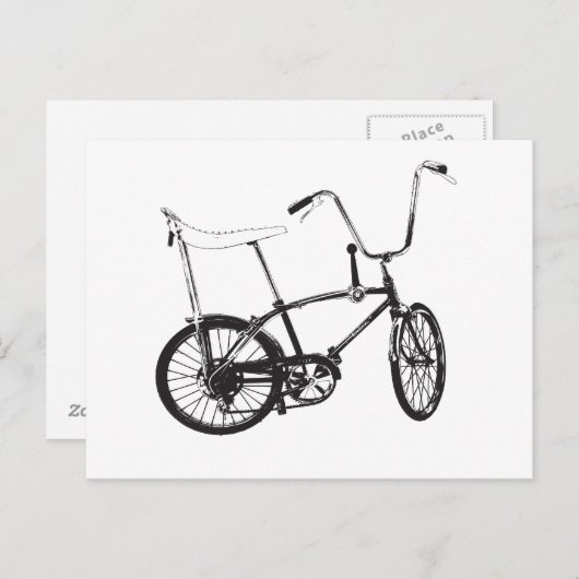 Carte Postale VTT old School original (Devant / Derrière)