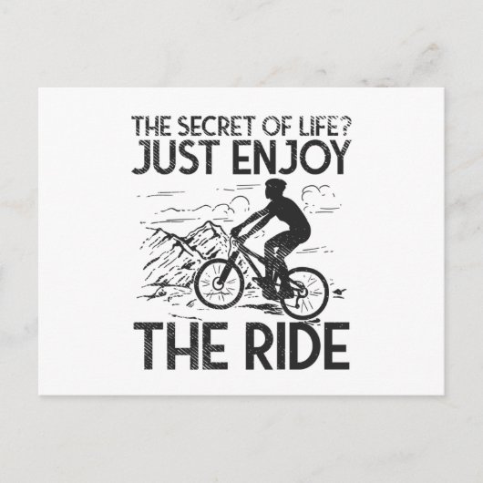 Carte Postale VTT Vététiste (Devant)