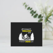 Carte Postale VTT VTT VTT Vélo Idée cadeau (Debout devant)