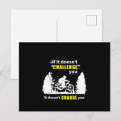 Carte Postale VTT VTT VTT Vélo Idée cadeau (Devant / Derrière)